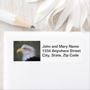 White Headed Bald Eagle Return Address Return Address Label