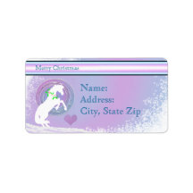 White Heart Horses V Holiday (Pink/Lav Swirl)