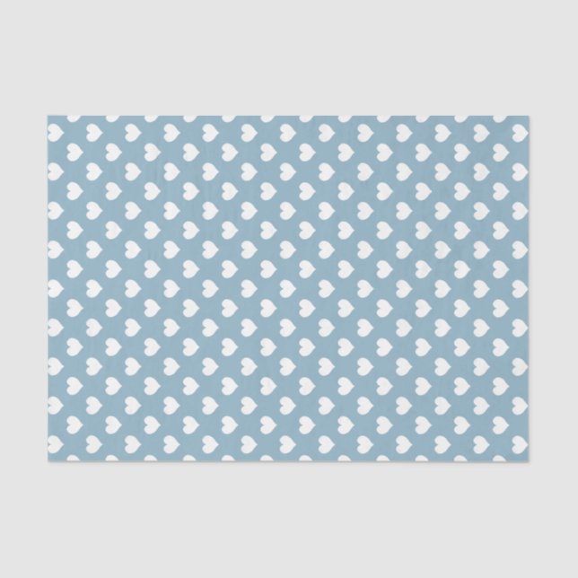White Heart Tissue Paper (Front)