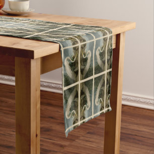 White Heron, Great Egret, Audubon Birds of America Short Table Runner