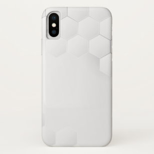 white hexagon abstract Case-Mate iPhone case