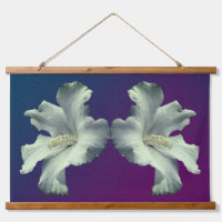 White Hibiscus Flower Art