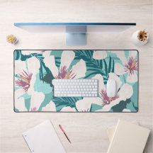 White Hibiscus Flower Tropical Greenery 