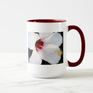 White Hibiscus Mug