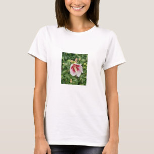 White Hibiscus Womans T-Shirt