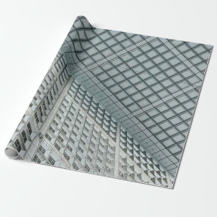 White high-rise commercial building wrapping paper