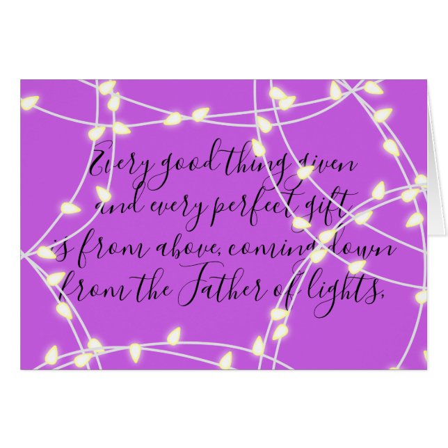 White Holiday Lights (Front Horizontal)