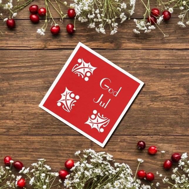 white hollies in red napkin (Creator Uploaded)