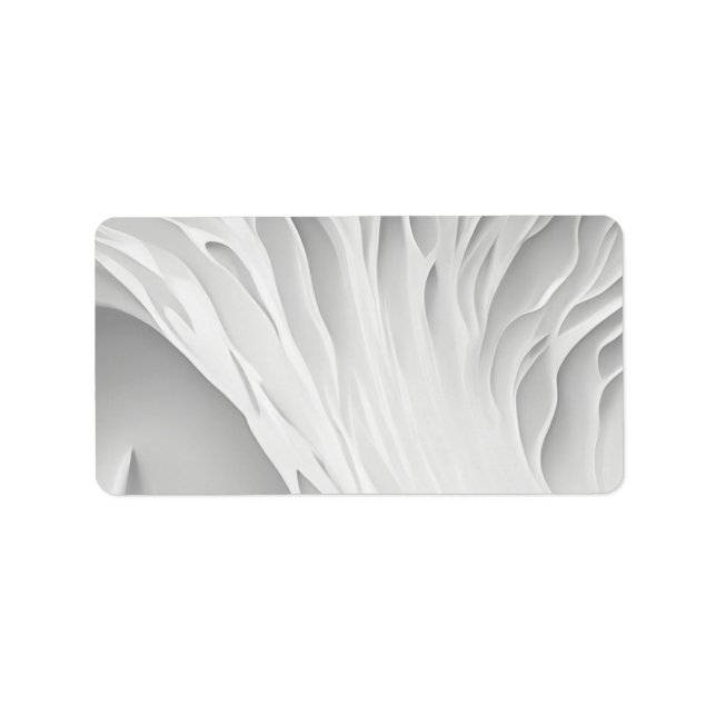 White Honeycomb Return Address Label (Front)