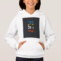 White hoodie back print