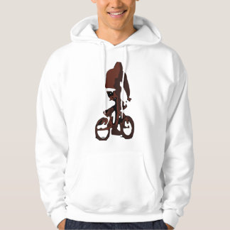 White Hoodie - Use BiCycles, Save Nature !