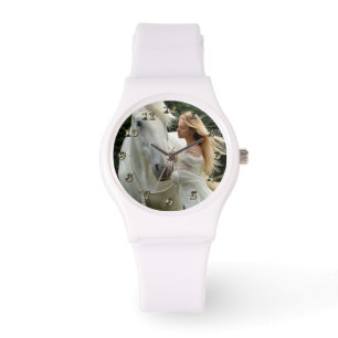 White Horse and Girl Watch