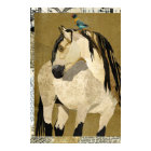 WHITE HORSE & BIRD Art