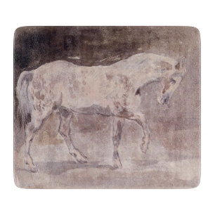 White Horse (by Eugene Delacroix) Cutting Board
