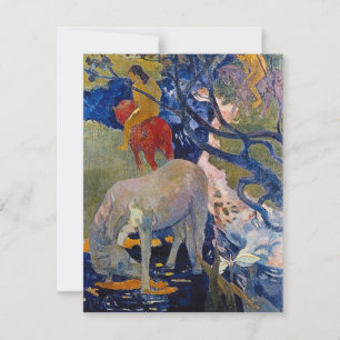 White Horse by Paul Gauguin, Vintage Fine Art