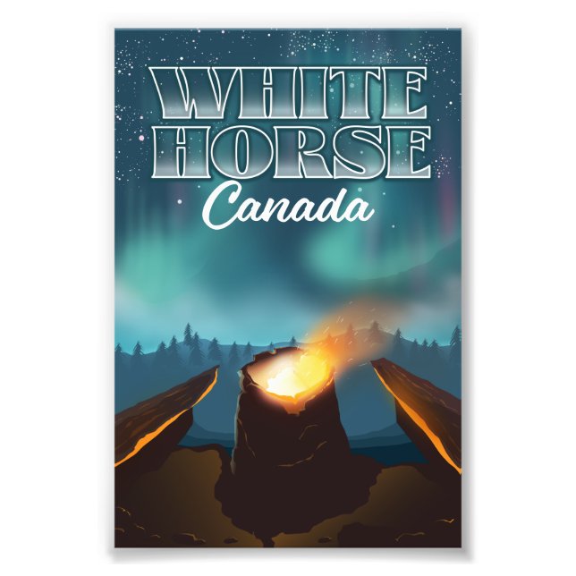 White Horse Canada travel poster (Front)