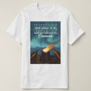 White Horse Canada travel poster T-Shirt