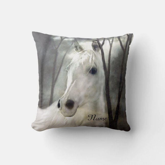 White Horse Cushion (Front)