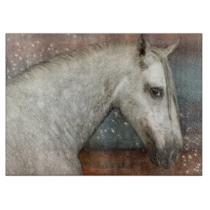White Horse Cutting Board