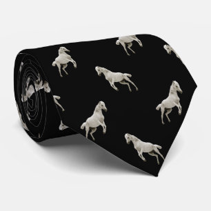White Horse Diamond Pattern Tie