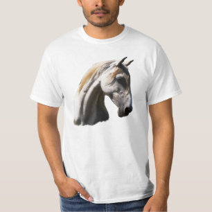 White Horse Equine Art Animal-lover's T-Shirt