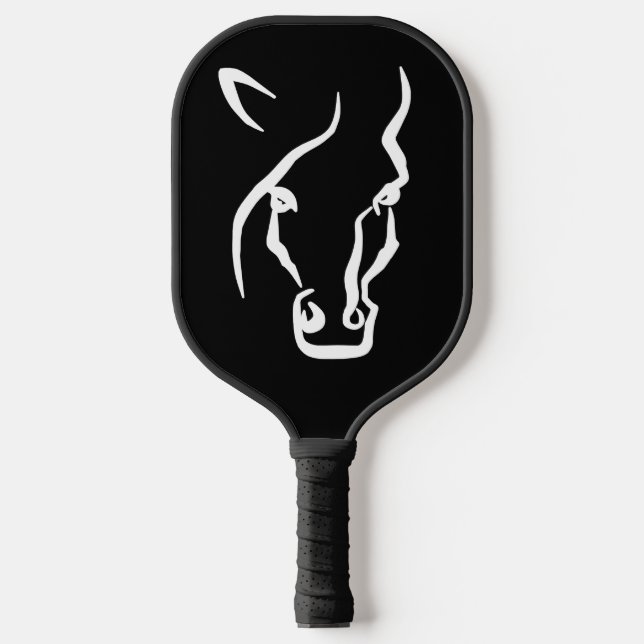 White Horse Face Pickleball Paddle (Front)