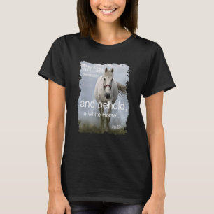 White Horse From Heaven Christian Faith T-Shirt