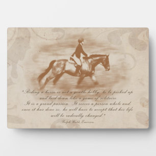 White Horse Head Plaque