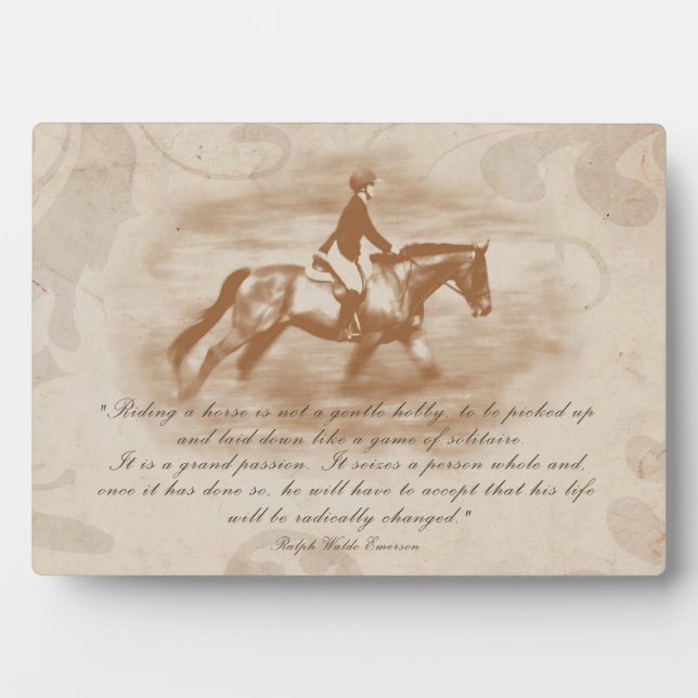 White Horse Head Plaque (Front)