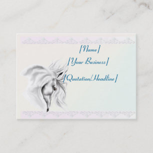 White Horse Head profilecard_chubby_horizontal,... Business Card