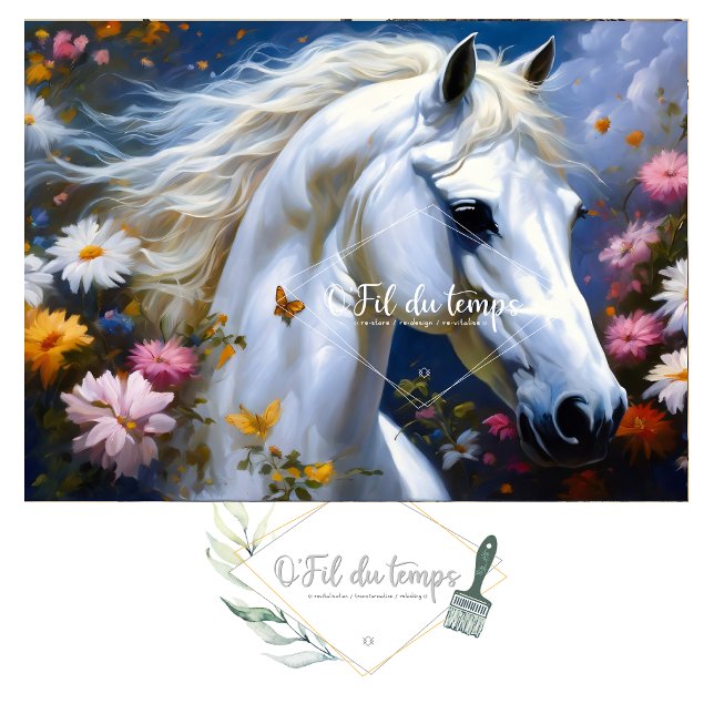 White horse majesty v1 tissue paper (Creator Uploaded)