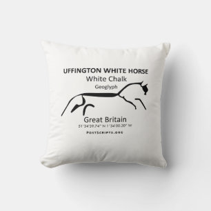White Horse of Uffington Cushion