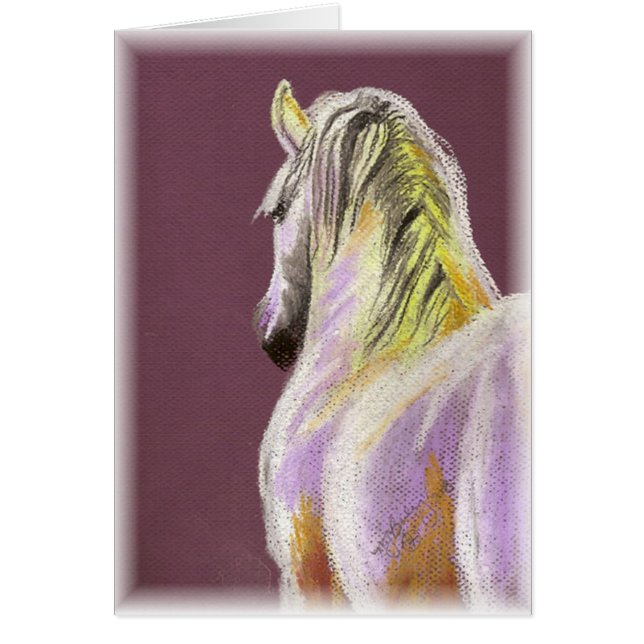White Horse on Purple (Front)