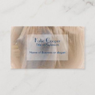 White Horse Portrait Business Card