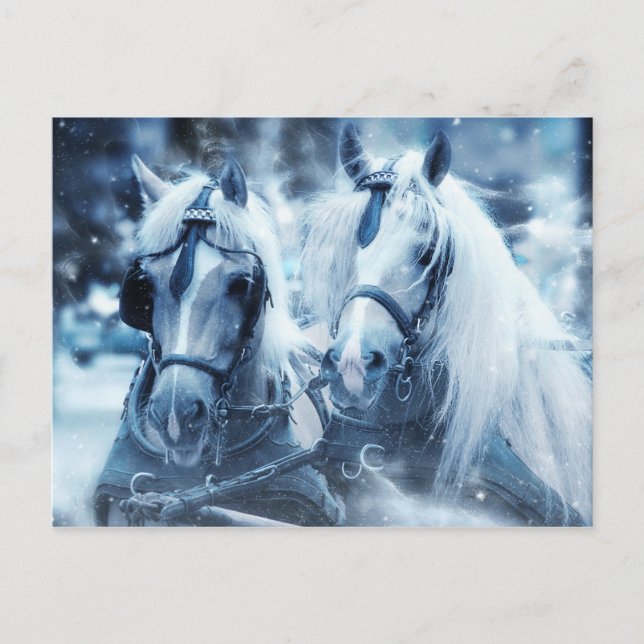 White Horse postcard (Front)