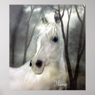 White Horse Poster