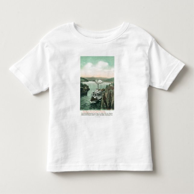 White Horse Steamer Toddler T-Shirt (Front)