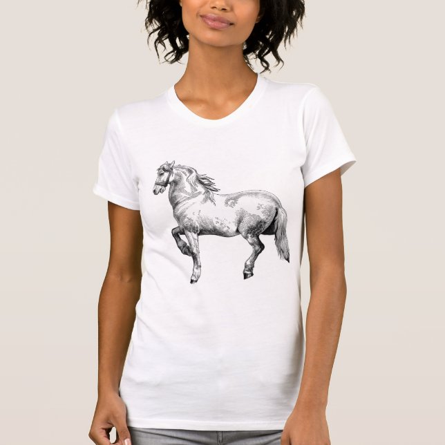 White horse tee (Front)