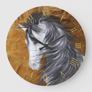 White Horse Wall Clock