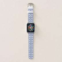 White Horses Equestrian Apple Watch Band