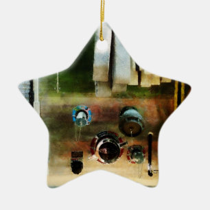 White Hose And Nozzles Ceramic Ornament