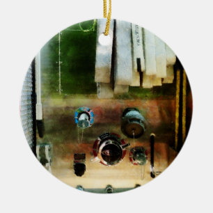 White Hose And Nozzles Ceramic Tree Decoration