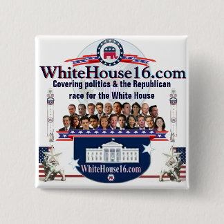 White House 2016 Republican Candidate Pin