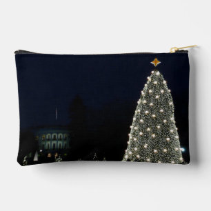 White House and National Tree Christmas Holiday DC Accessory Pouch