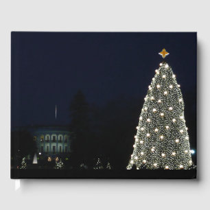 White House and National Tree Christmas Holiday DC Guest Book