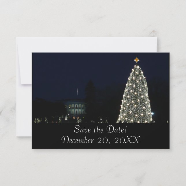 White House and National Tree Save the Date (Front)