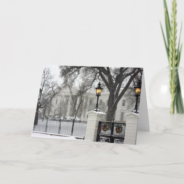 White House Christmas Holiday Card (Front)
