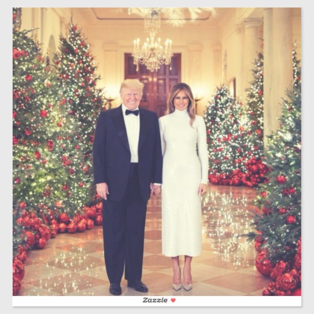 White House Christmas President Donald Trump  (Sheet)