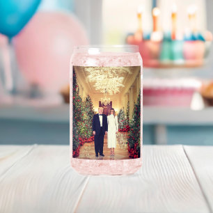 White House Christmas President Donald Trump  Can Glass