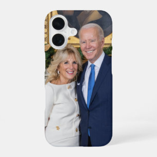 White House Christmas President Joe Biden Photo iPhone 16 Case